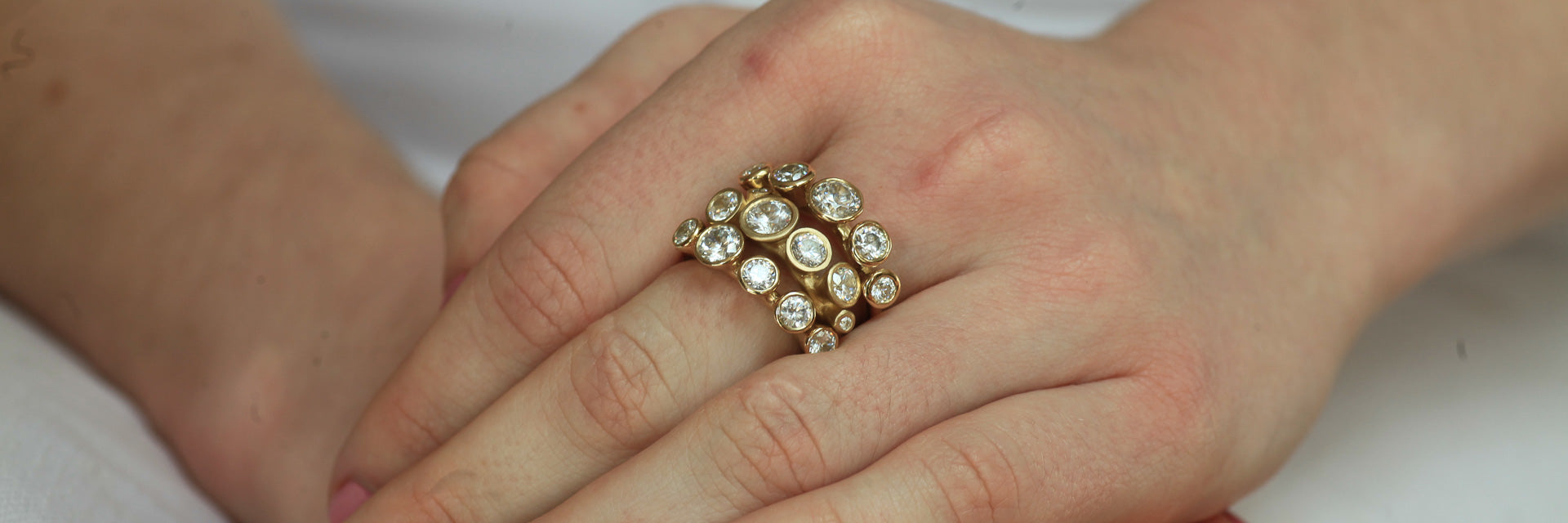 statement diamond rings handmade in the UK