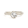 white sapphire engagement ring 