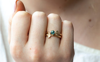 nature inspired engagement rings