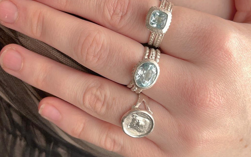 unique handmade silver rings