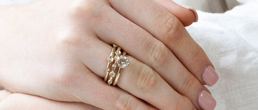 twig style wedding rings