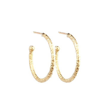 9ct Gold Hoop Earrings 1.5cm