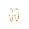 9ct Yellow Gold Hoop Earrings 2cm