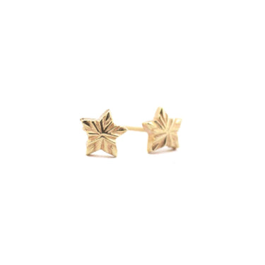 Dainty Star Earrings 9ct Gold