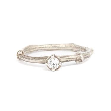 Diamond Branch Engagement Ring