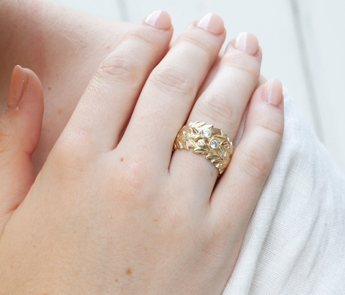 Unique diamond rings for women 