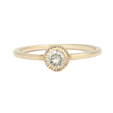 diamond solitaire ring 18ct gold 