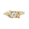 Ivy Leaf Diamond Ring 18ct Gold