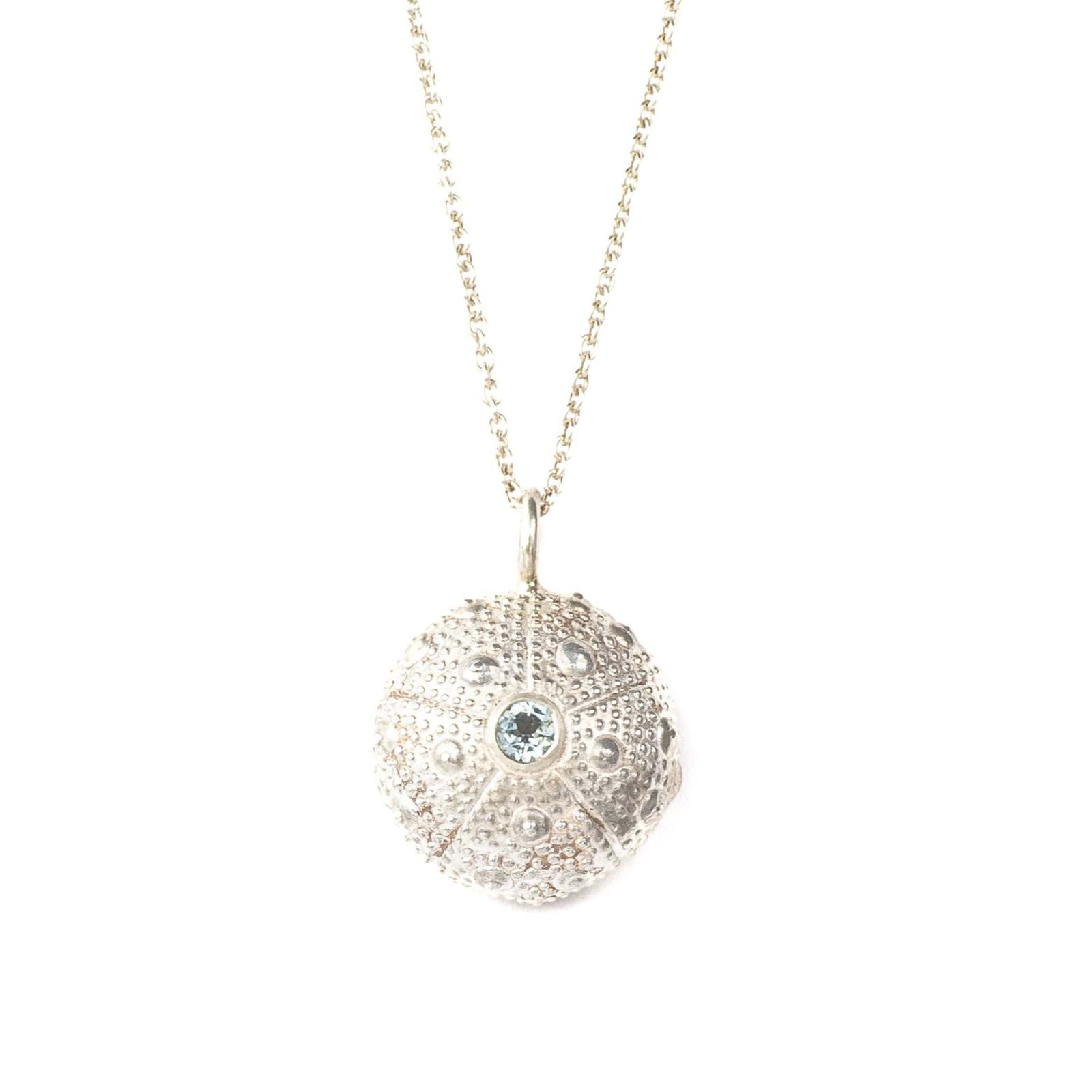 Sea Urchin Silver Necklace