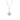 Silver Blue Topaz Necklace