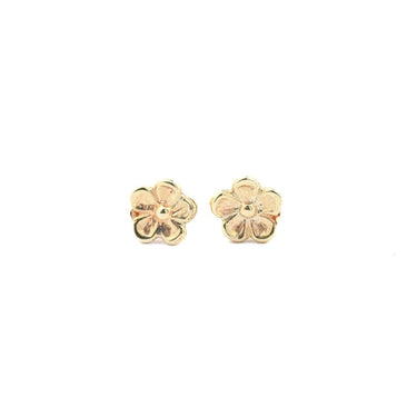 9ct Gold Blossom Stud Earrings 