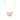 Solid Gold Blue Topaz Baguette Necklace for women