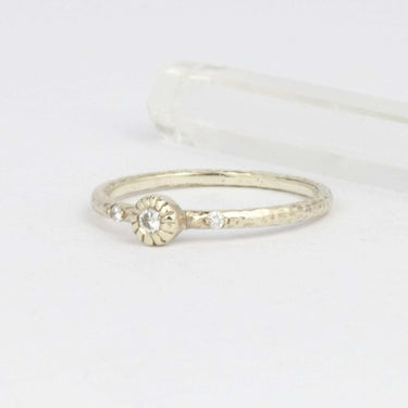 Dainty engagement rings White Gold