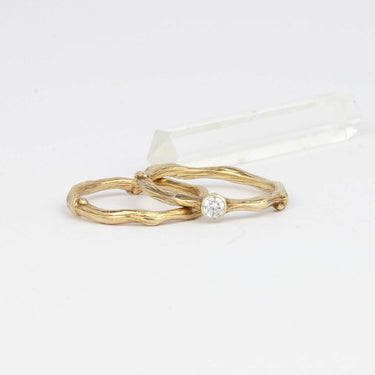 Twig Engagement Diamond Ring