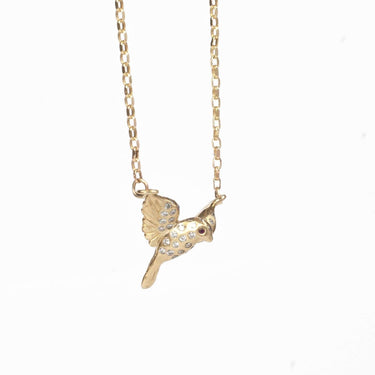 Dove Necklace With Diamonds