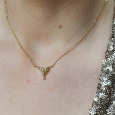 Dove Necklace With Diamonds