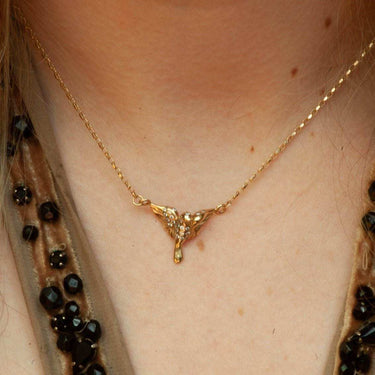 gold dove necklace