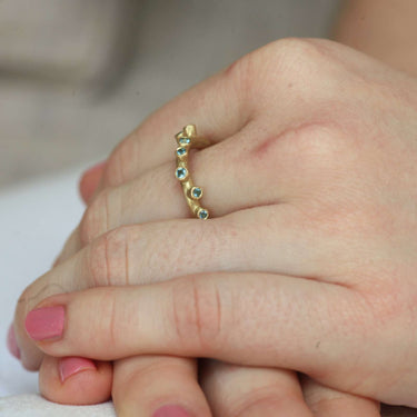 aquamarine wedding ring 