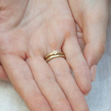 Woodland wedding ring 