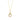 Pear Shaped White Topaz Necklace Gold