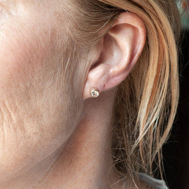 moonstone gold earrings