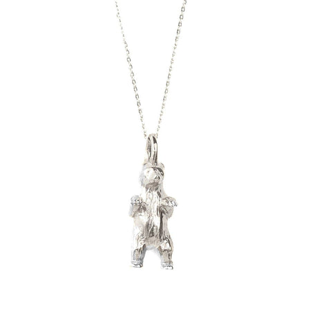 Vintage Sterling Silver Novelty Jointed Teddy Bear Necklace Pendant & Chain  - Etsy | Bear necklace pendants, Bear necklace, Vintage sterling silver