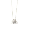 Dainty Silver Leaves Necklace 