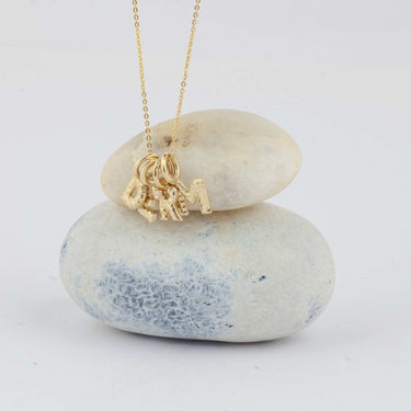 Custom Round 9ct Gold Necklace With Circle Fingerprint By Button and Bean |  notonthehighstreet.com