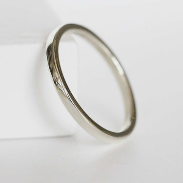 Traditional Wedding Band 18ct White Gold