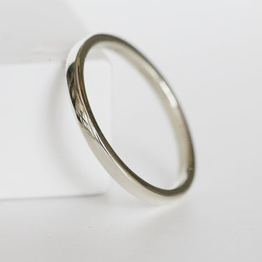 Traditional Wedding Band 18ct White Gold